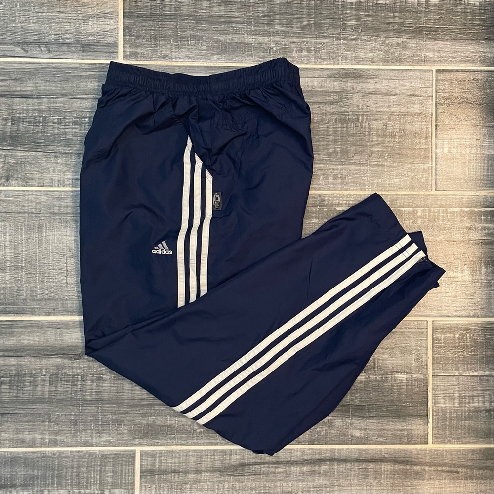 Adidas ClimaShell Navy Blue/White Sweatpants M